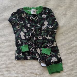 Star Wars Hanna Andersson Kids Pajama Set - Black and Green